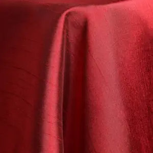 Garnet shantung linen