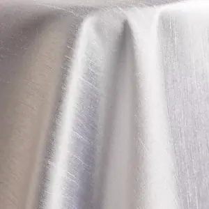White shantung linen